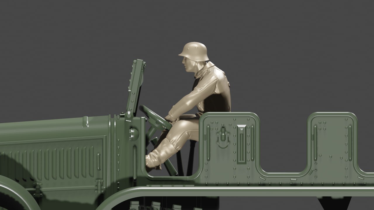 WG3D Halftrack Sd.Kfz.7 Mittlerer Zugkraftwagen 8t (Germany, WW2)