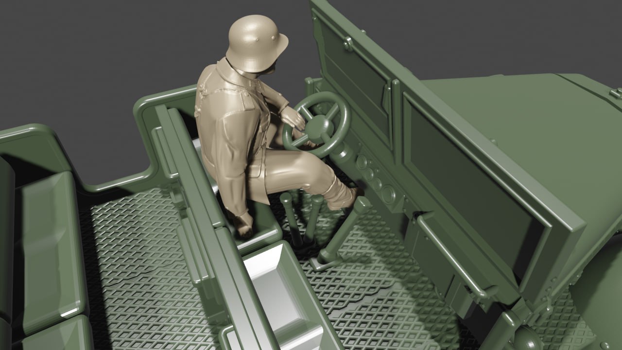 WG3D Halftrack Sd.Kfz.7 Mittlerer Zugkraftwagen 8t (Germany, WW2)