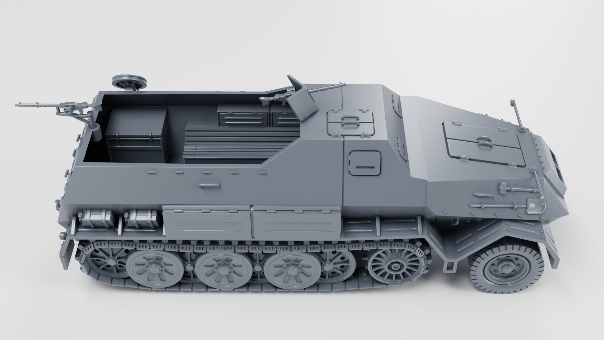 WG3D Halftrack Sd.Kfz.8 DB10 Gepanzerte 12t (Germany, WW2)