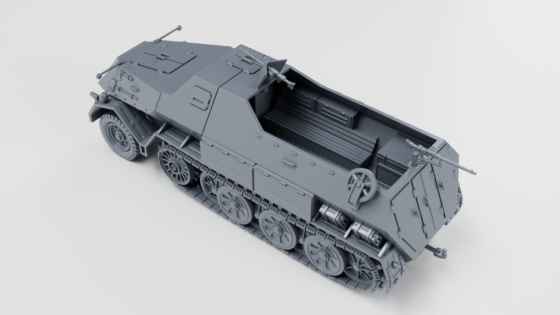 WG3D Halftrack Sd.Kfz.8 DB10 Gepanzerte 12t (Germany, WW2)