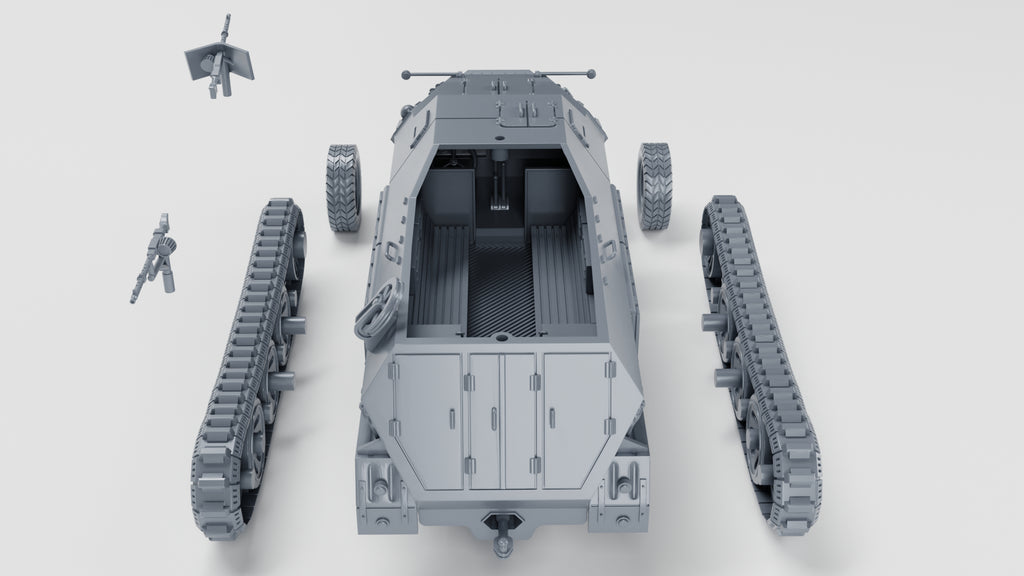WG3D Halftrack Sd.Kfz.8 DB10 Gepanzerte 12t (Germany, WW2)