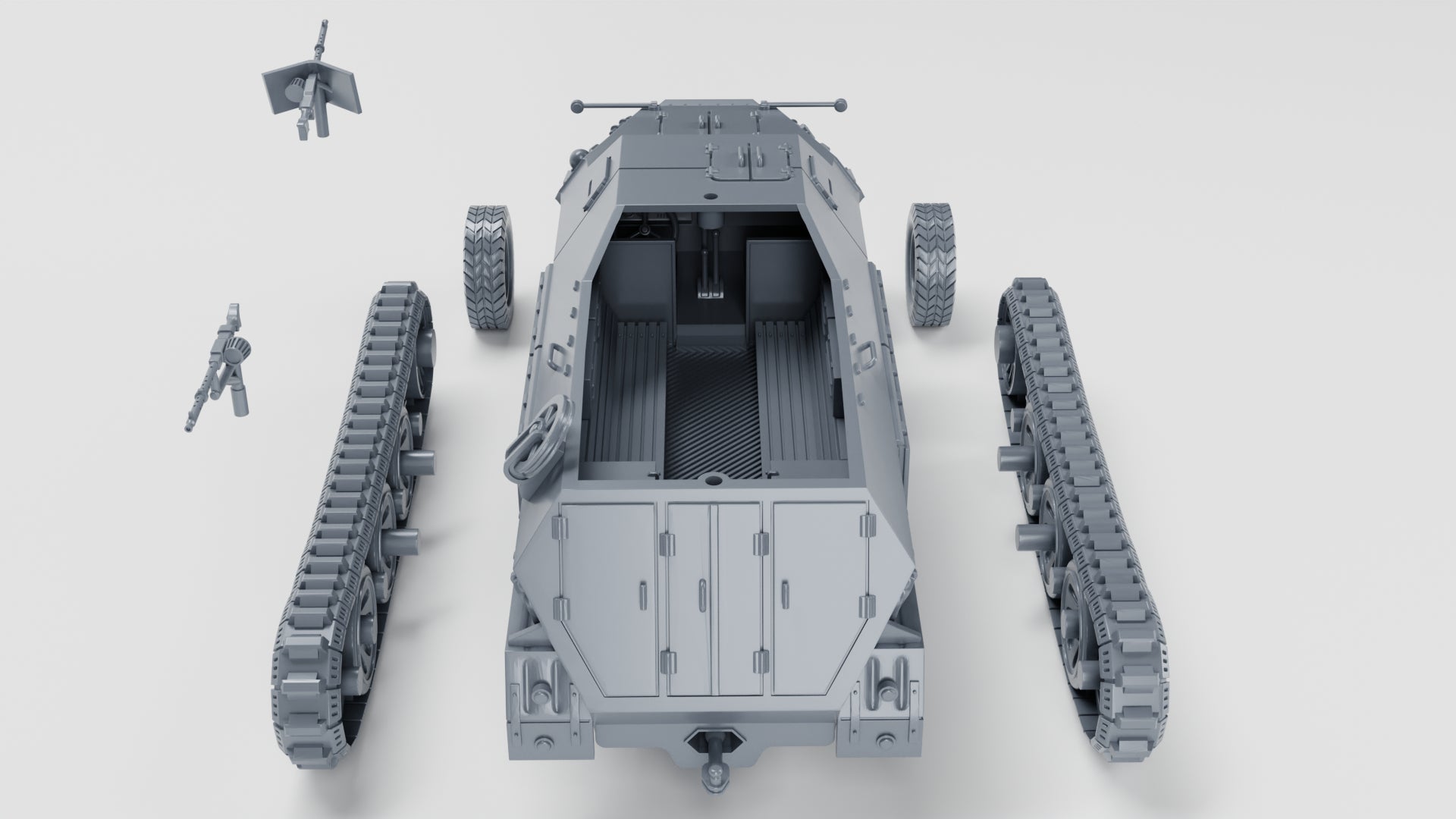 WG3D Halftrack Sd.Kfz.8 DB10 Gepanzerte 12t (Germany, WW2)