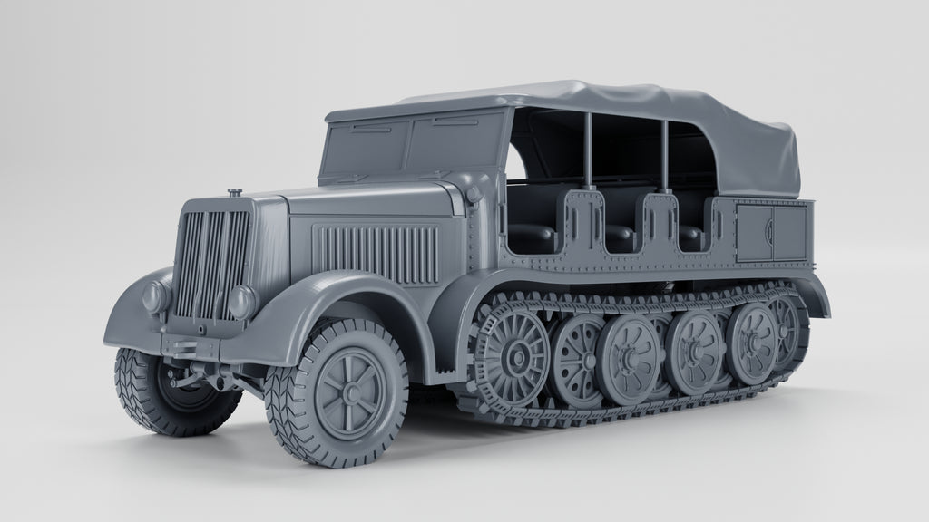 WG3D Halftrack Sd.Kfz.8 DB9 Zugkraftwagen 12t (Germany, WW2)