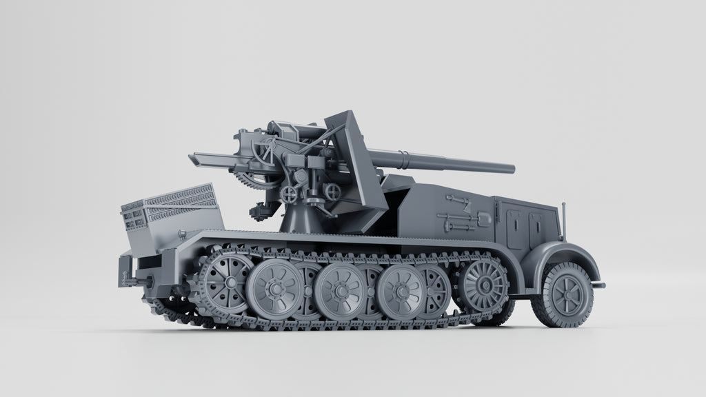 WG3D Halftrack Sd.Kfz.8 - 8.8cm Flak 18(Sf.) auf Schwere Zugkraftwagen 12t (Germany, WW2)