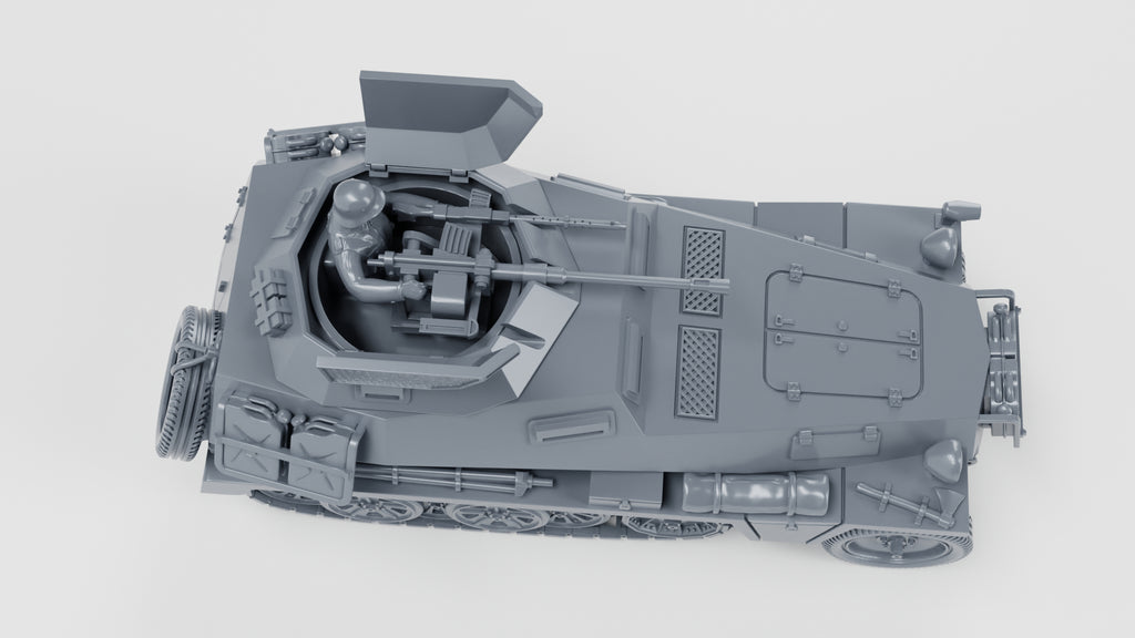 WG3D Halftrack Sd.Kfz.250/9 Alte with 2cm KwK 38 (Germany, WW2)