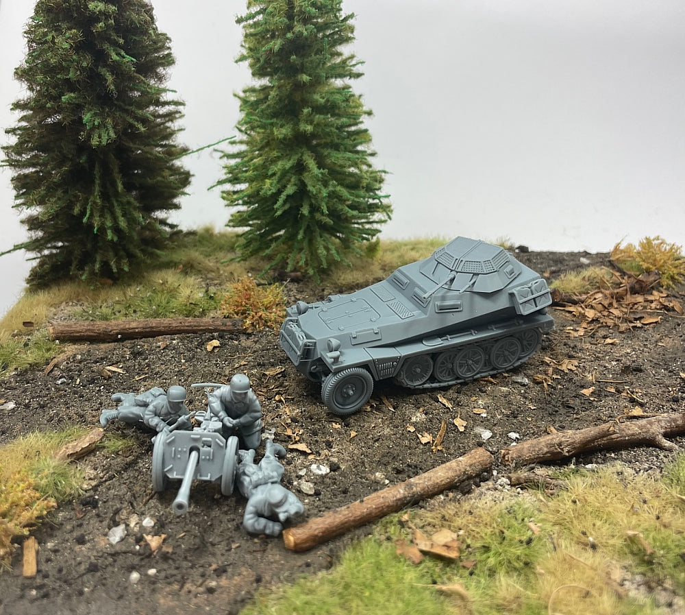 WG3D Halftrack Sd.Kfz.250/9 Alte with 2cm KwK 38 (Germany, WW2)