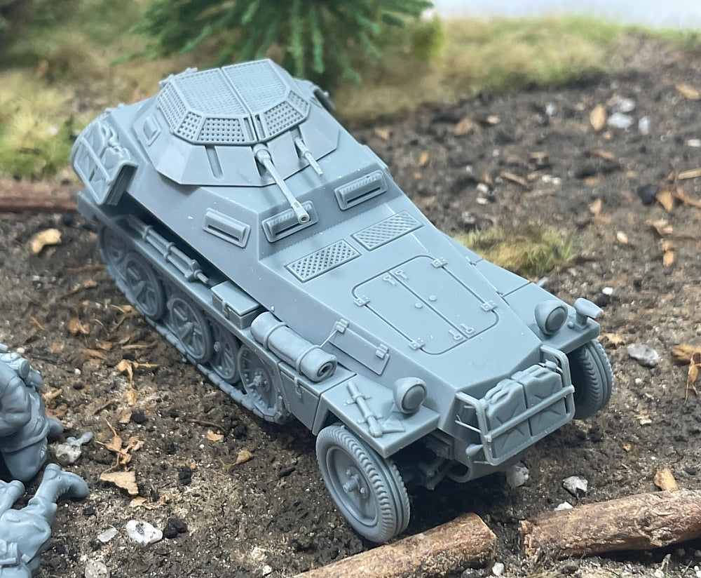 WG3D Halftrack Sd.Kfz.250/9 Alte with 2cm KwK 38 (Germany, WW2)