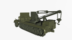 WG3D Halftrack Sd.Kfz.9/1 - Crane vehicle (Germany, WW2)