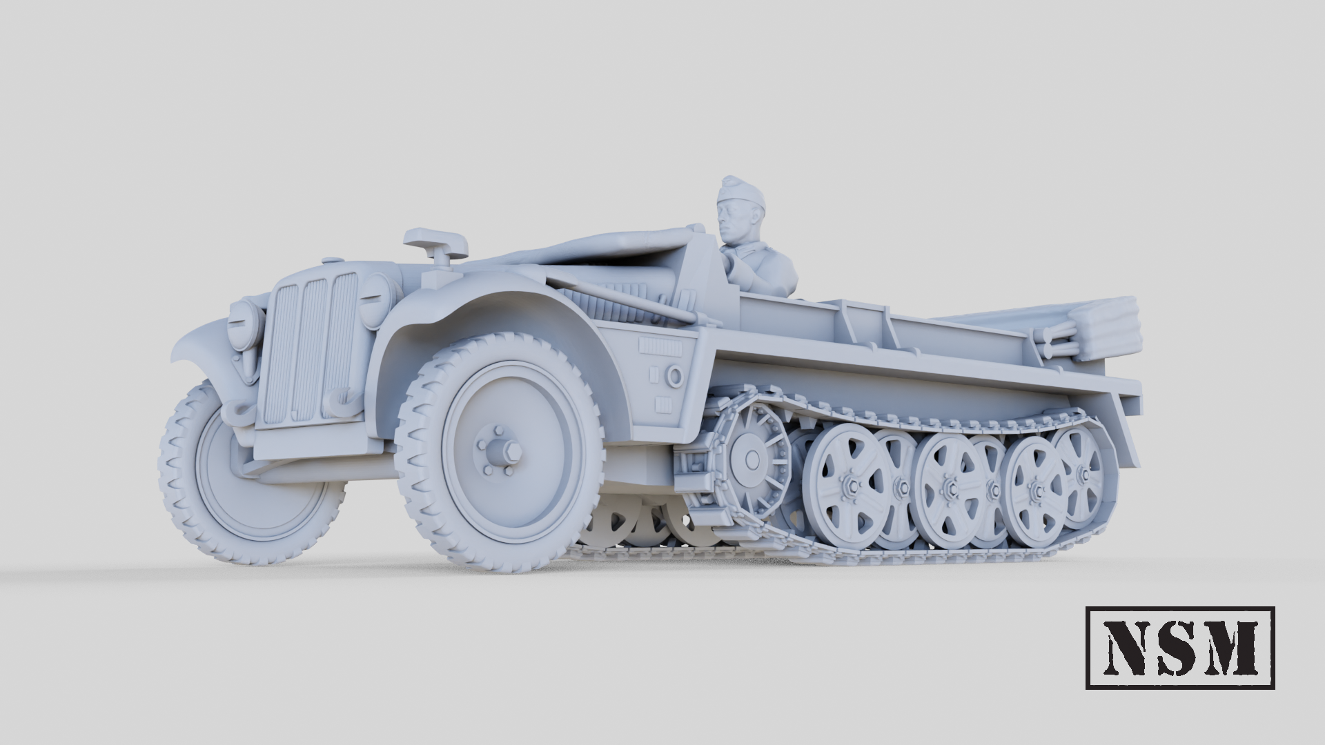 NSM Halftrack Sdkfz 10/1 (Germany, WW2)
