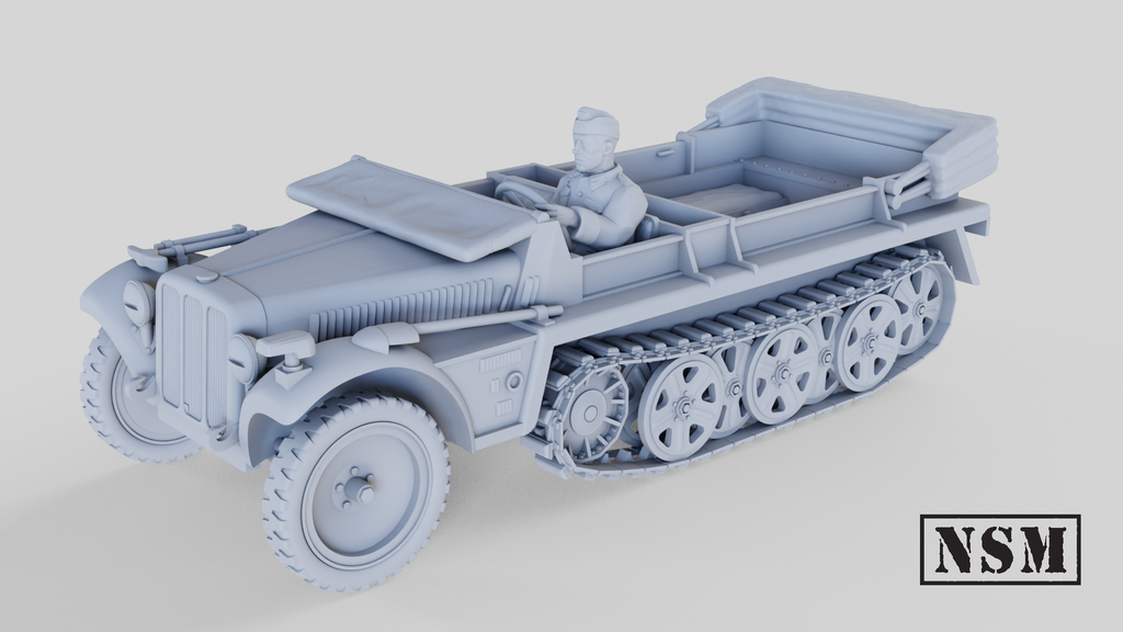 NSM Halftrack Sdkfz 10/1 (Germany, WW2)