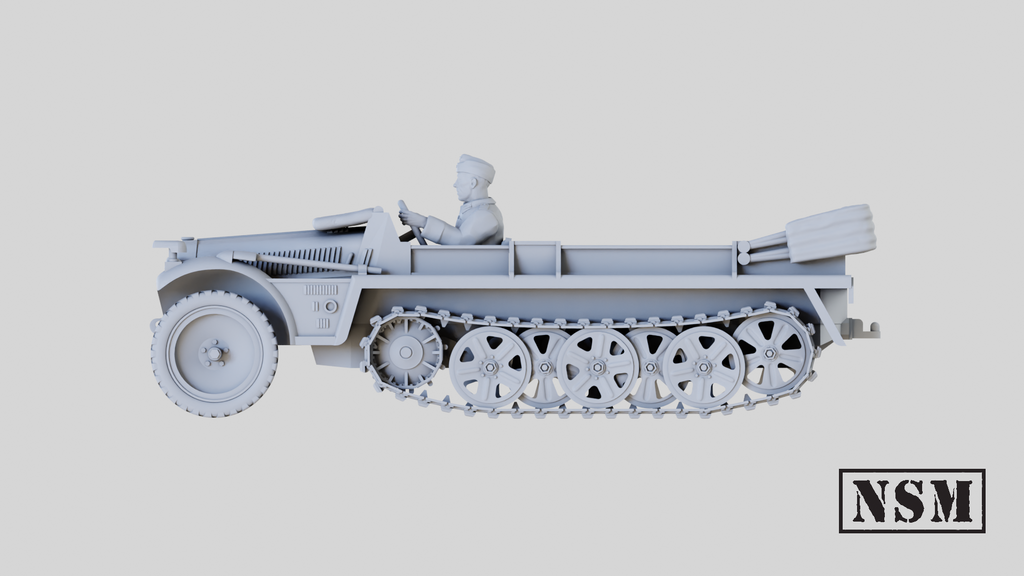 NSM Halftrack Sdkfz 10/1 (Germany, WW2)