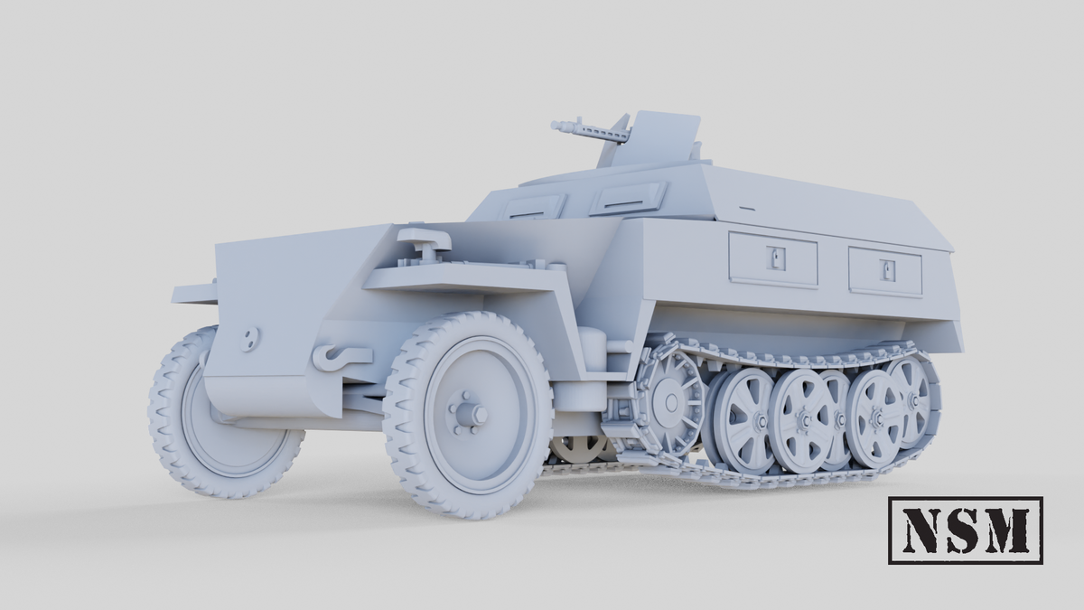 NSM Halftrack SdKfz 250/1 MG34 (Germany, WW2)