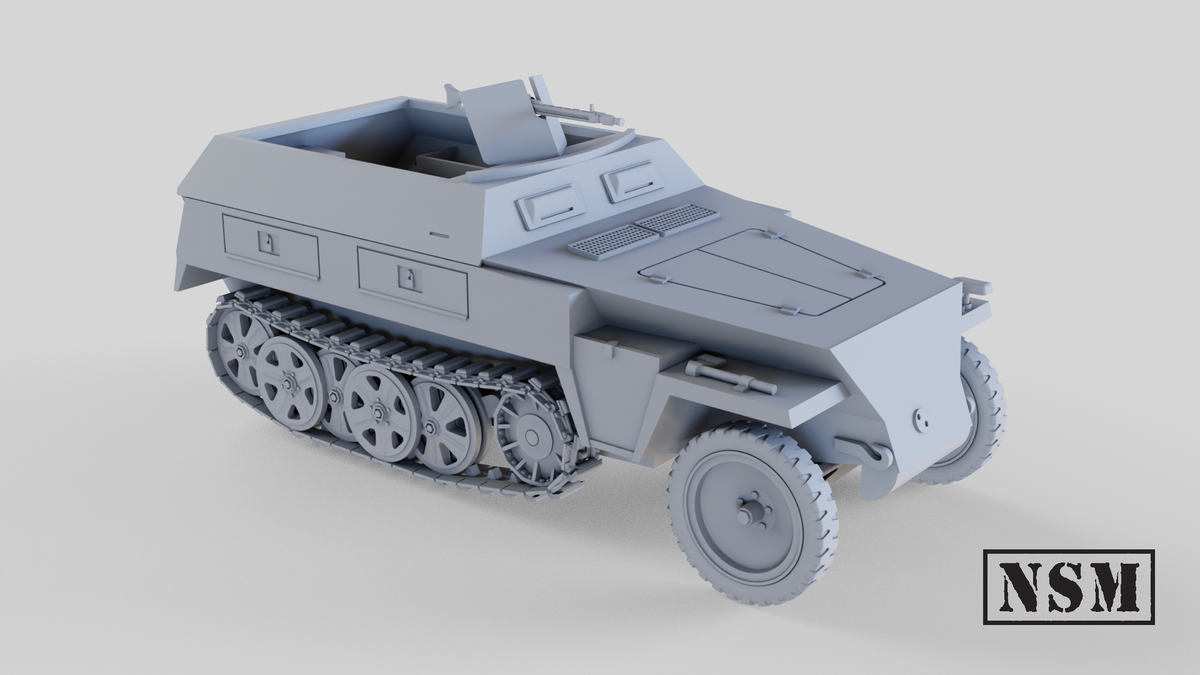 NSM Halftrack SdKfz 250/1 MG34 (Germany, WW2)