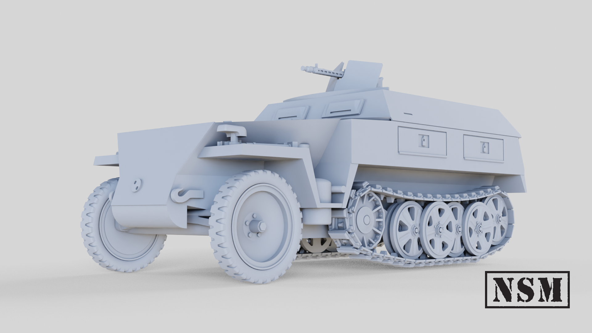 NSM Halftrack SdKfz 250/1 Neu MG42 (Germany, WW2)