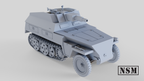NSM Halftrack SdKfz 250/8 Neu with Light Howitzer (Germany, WW2)