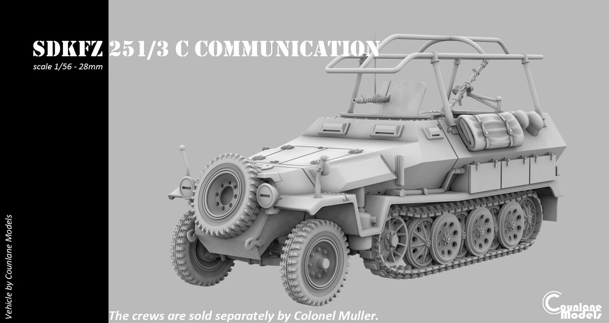 Counlane Sdkfz 251/3 C Communictations - Halftrack (Germany, WWII)