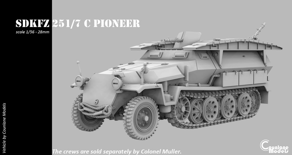 Counlane Sdkfz 251/7 C Pioneer - Halftrack (Germany, WWII)