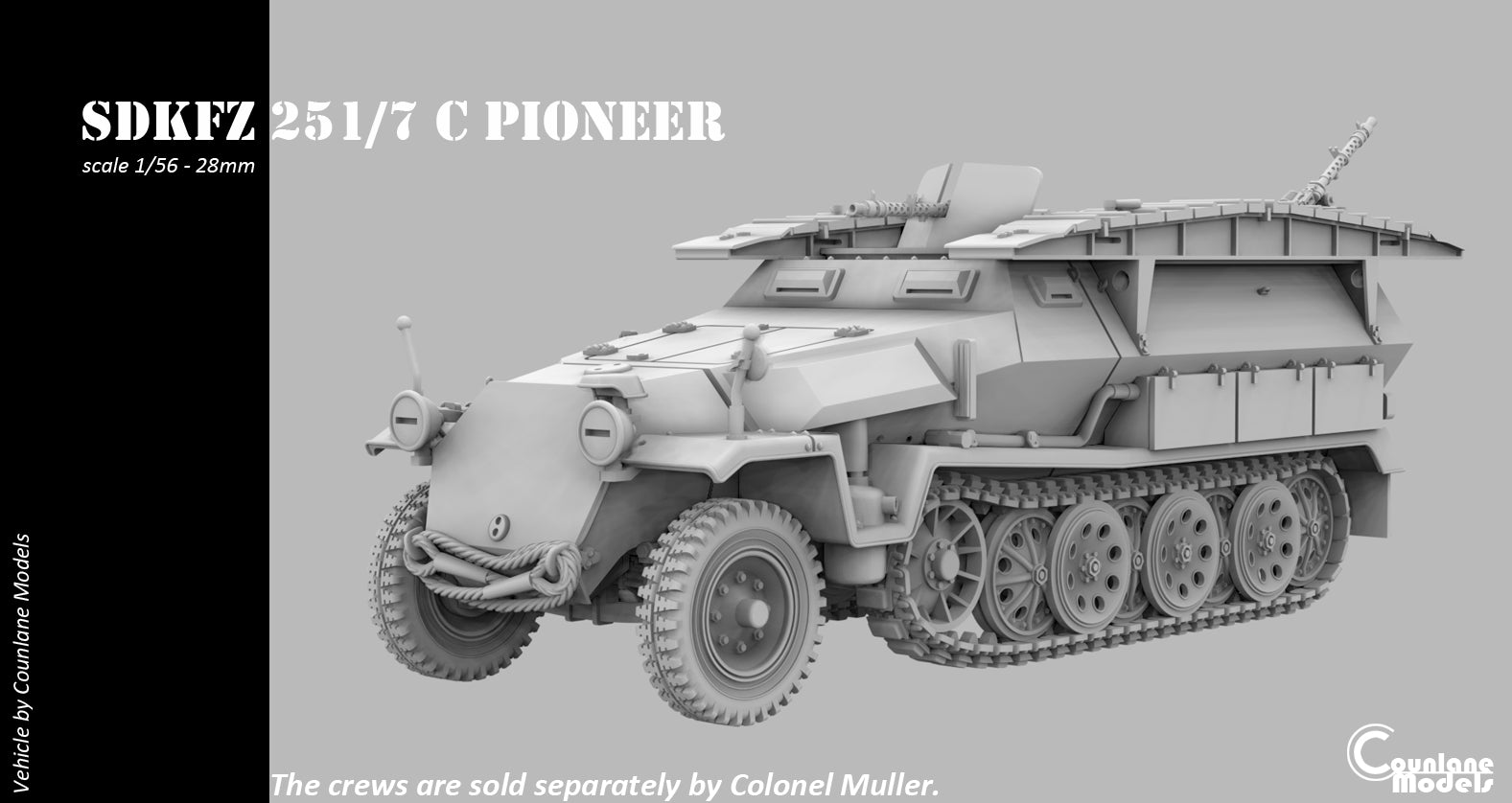 Counlane Sdkfz 251/7 C Pioneer - Halftrack (Germany, WWII)