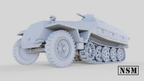 NSM Halftrack 251/1 D with MG42 (Germany, WW2)