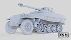NSM Halftrack 251/22 D with 75 mm anit tank gun (Germany, WW2)
