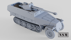 NSM Halftrack 251/22 D with 75 mm anit tank gun (Germany, WW2)
