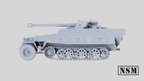 NSM Halftrack 251/22 D with 75 mm anit tank gun (Germany, WW2)