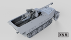 NSM Halftrack 251/22 D with 75 mm anit tank gun (Germany, WW2)