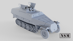 NSM Halftrack 251/23 D with Light Autocannon in Turret (Germany, WW2)
