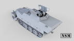 NSM Halftrack 251/23 D with Light Autocannon in Turret (Germany, WW2)