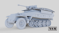 NSM Halftrack 251/7 D with with Panzerbuchse (Germany, WW2)