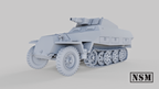 NSM Halftrack 251/9 D with with Light Howitzer (Germany, WW2)