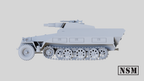 NSM Halftrack 251/9 D with with Light Howitzer (Germany, WW2)