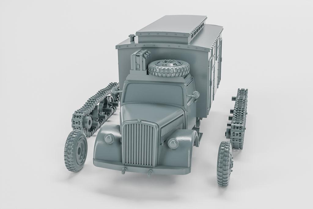 WG3D Halftrack Sd.Kfz.3 Opel Maultier - Ambulance (Germany, WW2)