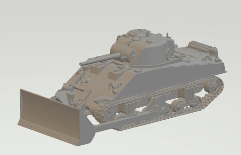 Arvernes Sherman Dozer (USA, WW2)