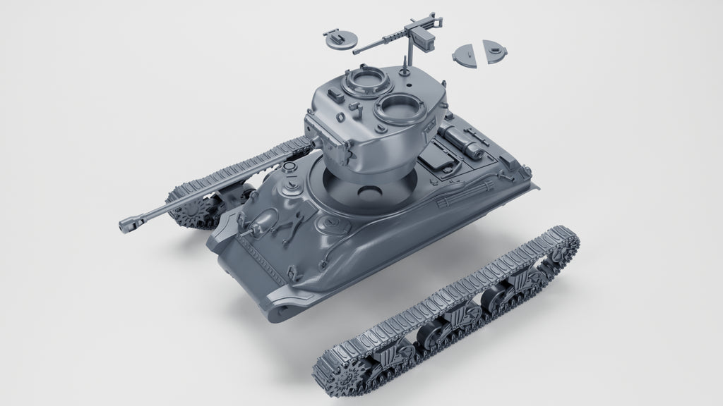 WG3D Sherman M4A1 76mm cast hull (USA, WW2)