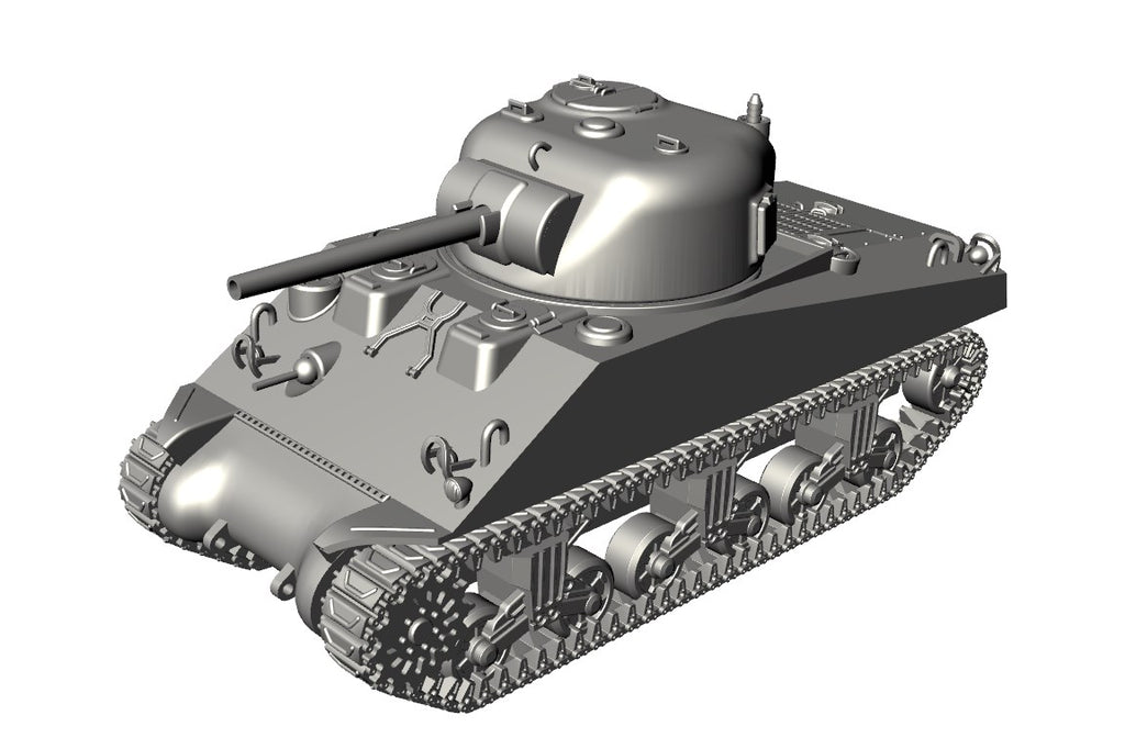 WG3D Sherman M4A2 75mm Medium Tank (USA, WW2+Korean War)