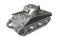 WG3D Sherman M4A2 75mm Medium Tank (USA, WW2+Korean War)