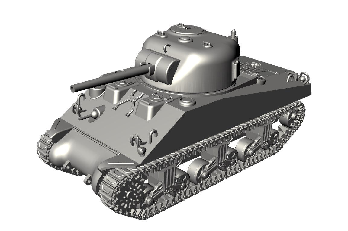 WG3D Sherman M4A2 75mm Medium Tank (USA, WW2+Korean War)