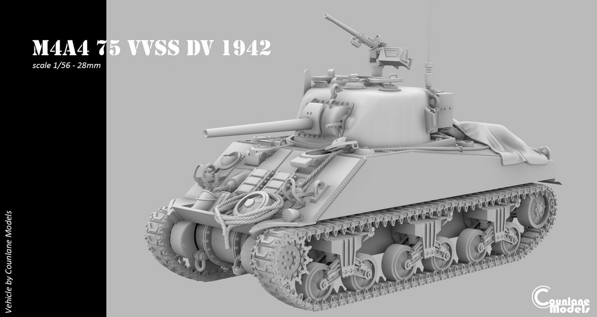 Counlane Sherman M4A4 75 VVSS DV  (UK, WW2)