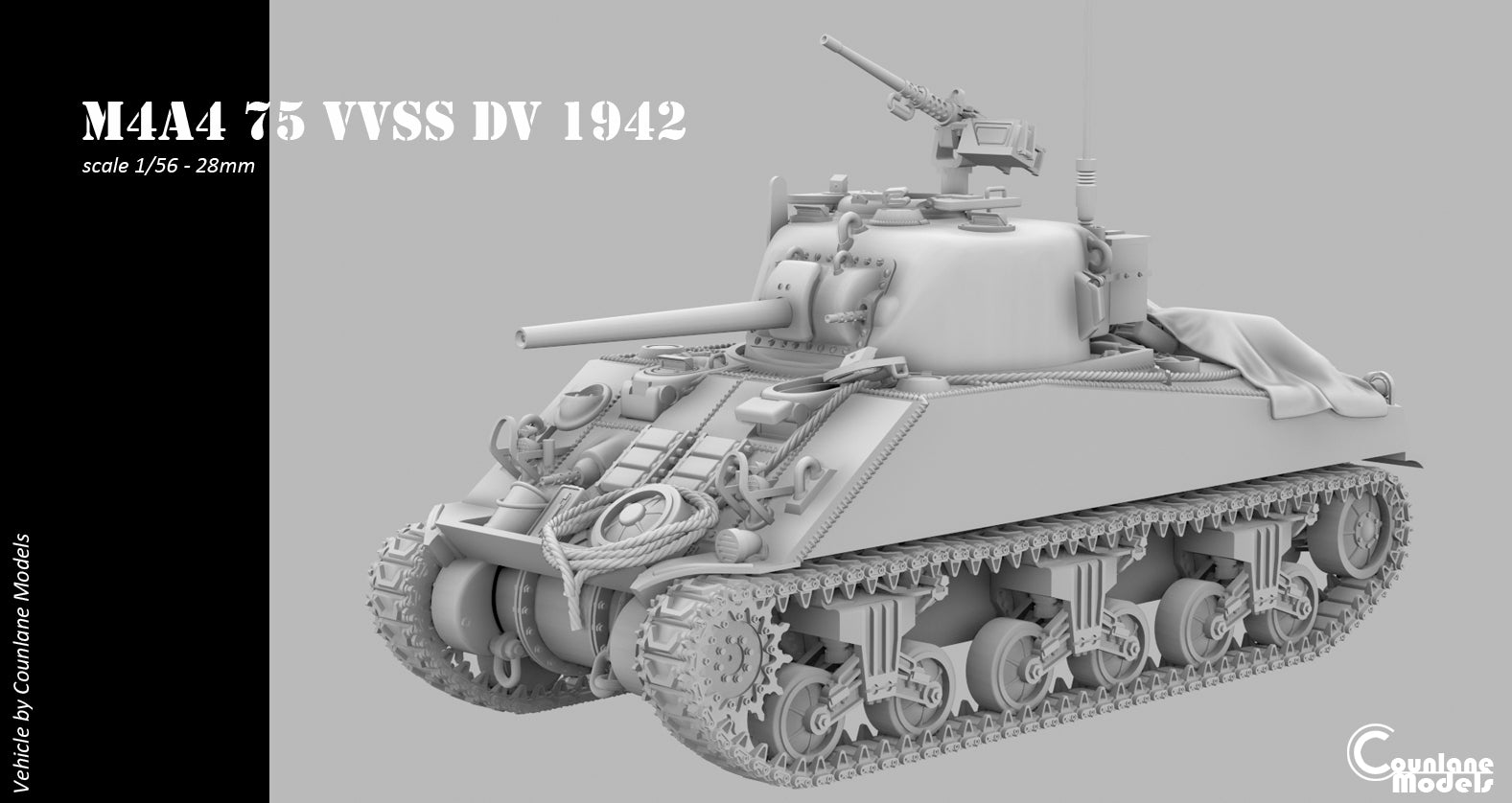 Counlane Sherman M4A4 75 VVSS DV (USA, WW2)