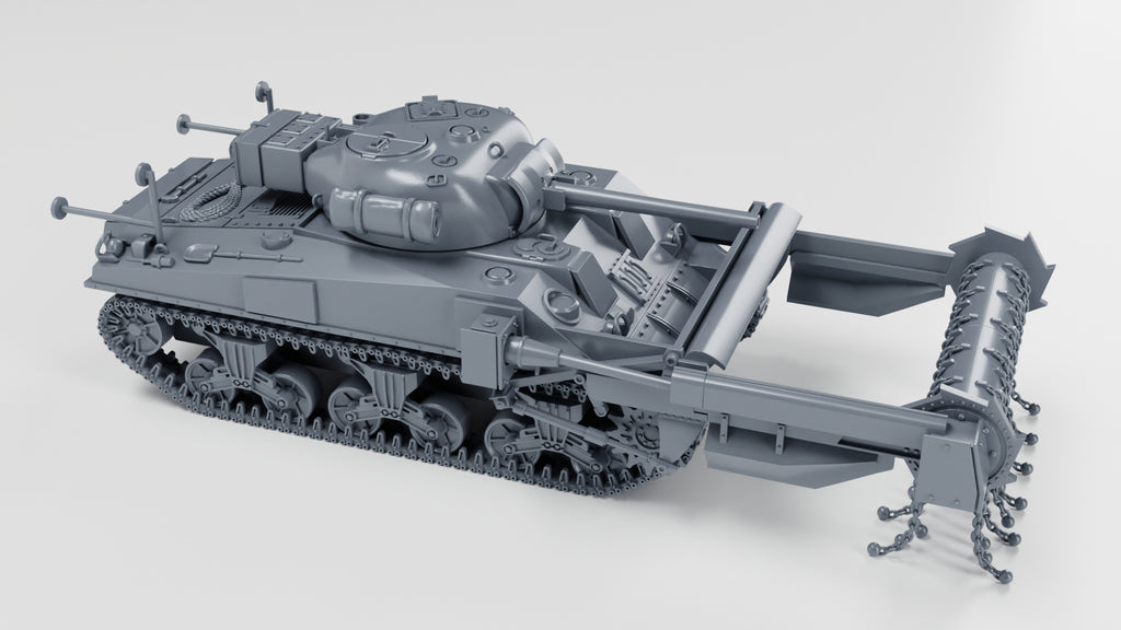 WG3D Sherman M4A4 Crab (USA, WW2)