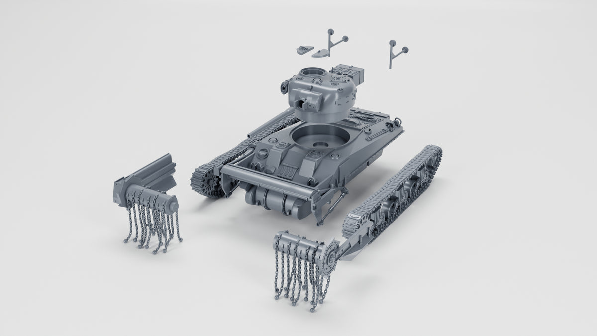 WG3D Sherman M4A4 Crab (USA, WW2)