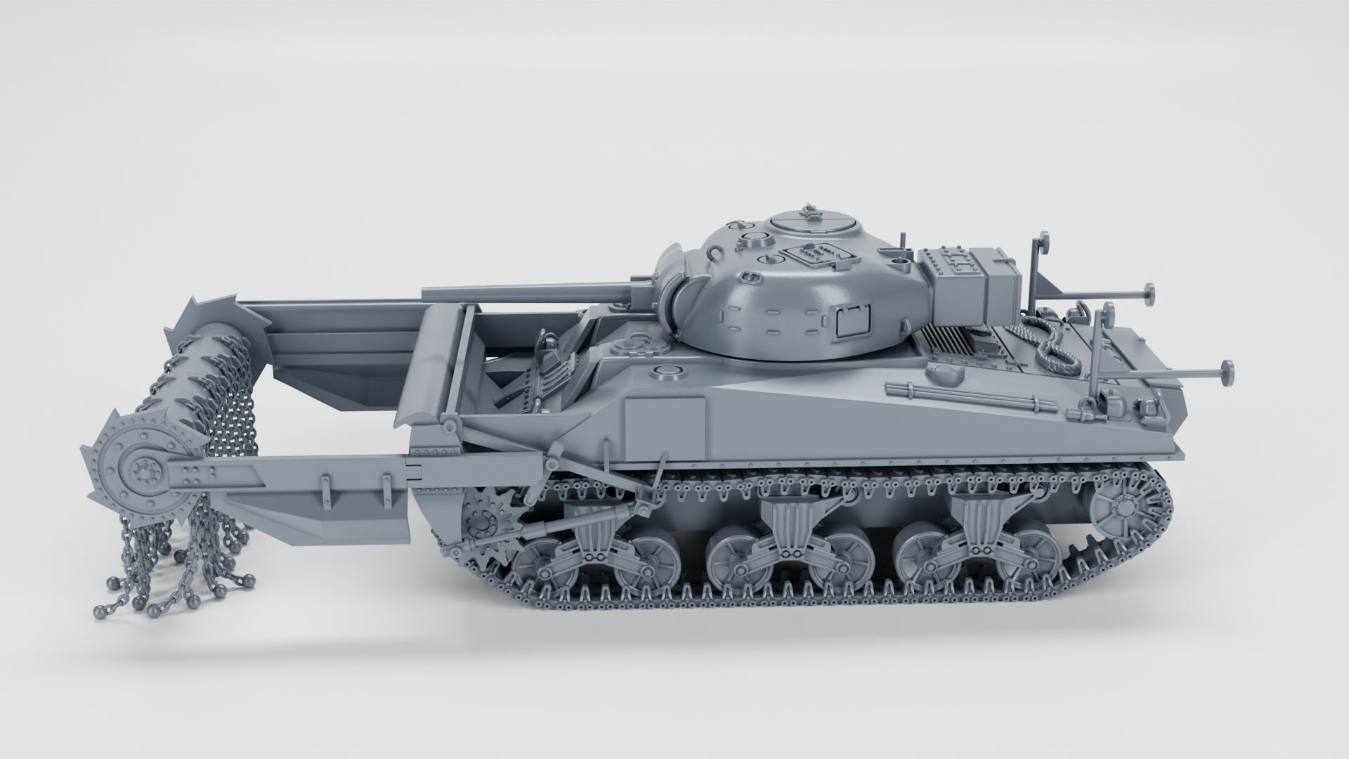 WG3D Sherman M4A4 Crab (USA, WW2)