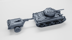 WG3D Sherman Crocodile M4A4 + Trailer (US, WW2)