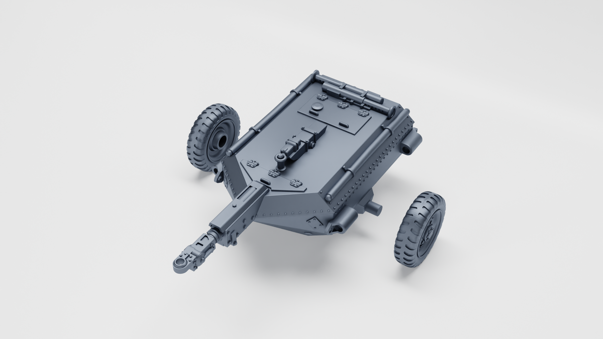 WG3D Sherman Crocodile M4A4 + Trailer (US, WW2)
