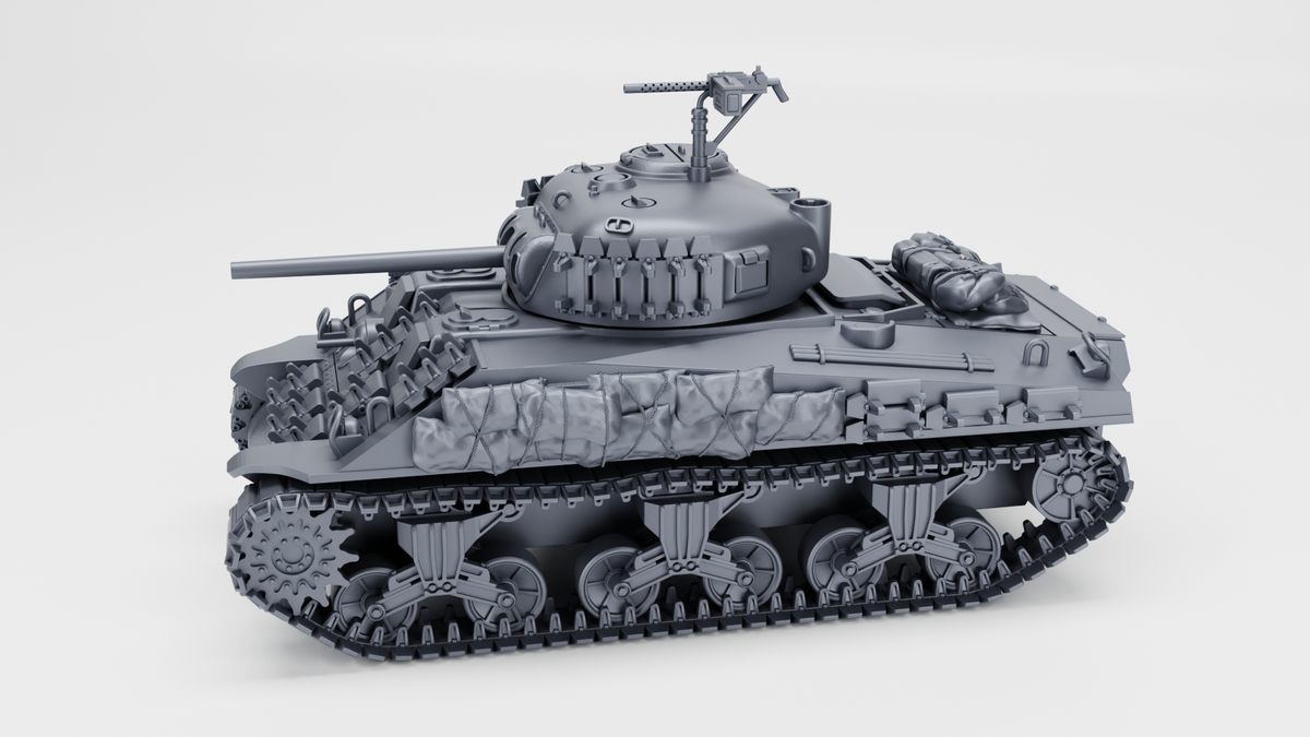 WG3D Sherman M4 mid-production with a cast nose (US, WW2)