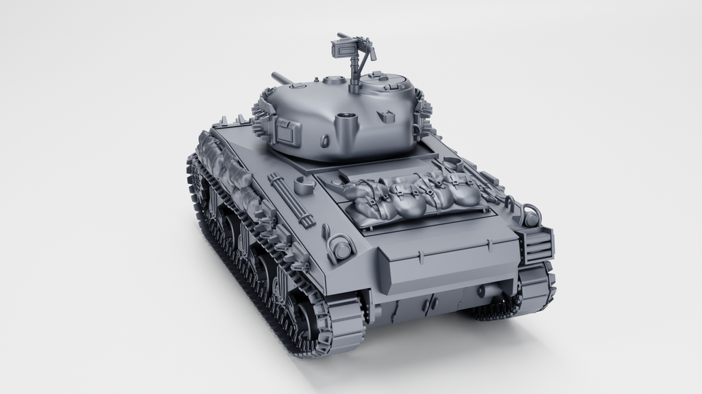 WG3D Sherman M4 mid-production with a cast nose (US, WW2)