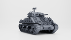 WG3D Sherman M4 mid-production with a cast nose (US, WW2)