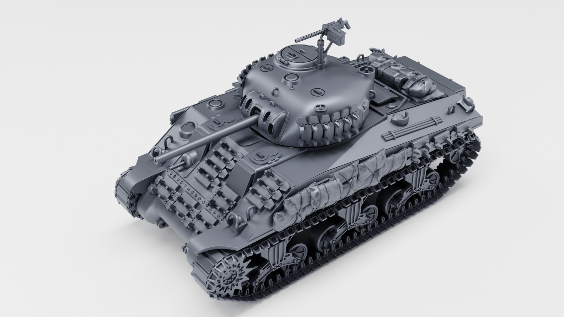WG3D Sherman M4 mid-production with a cast nose (US, WW2)