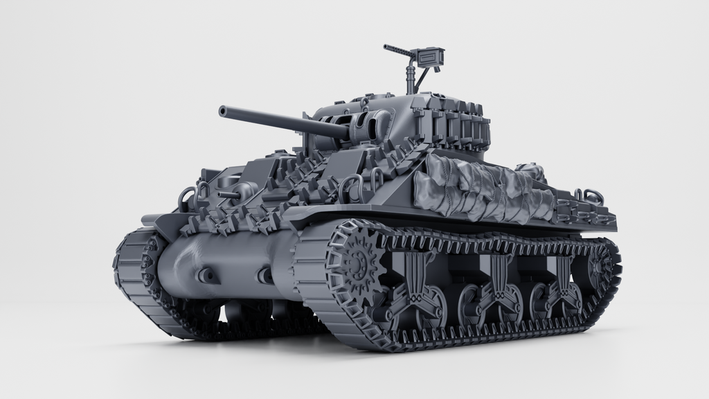 WG3D Sherman M4 mid-production with a cast nose (US, WW2)